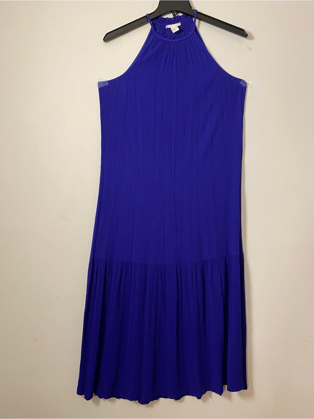 Royal Blue Halter Maxi Dress